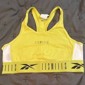 Yellow Sports Bra